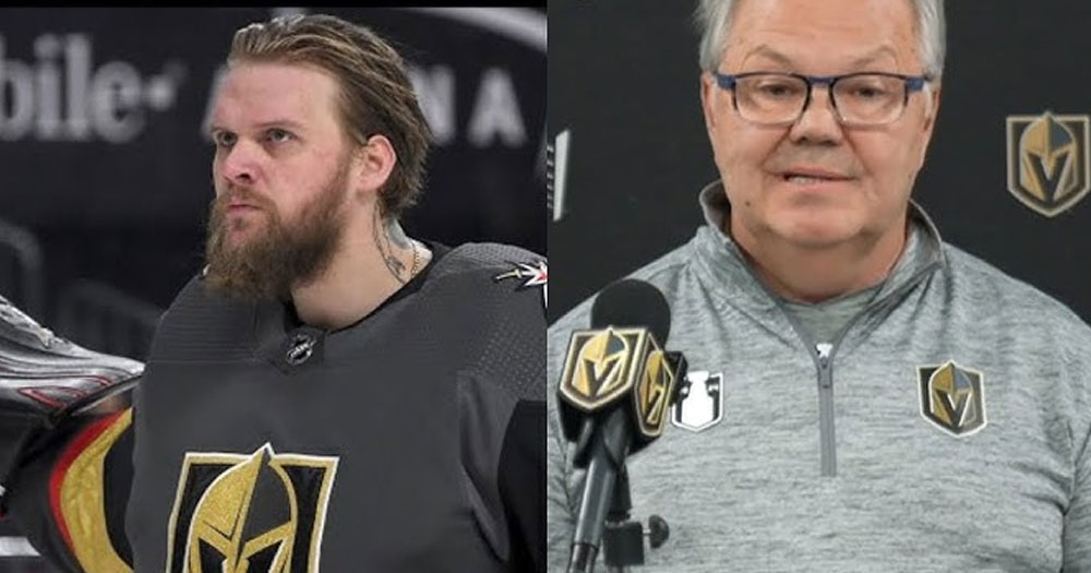 Fans are very worried for Robin Lehner after update from the Golden Knights
