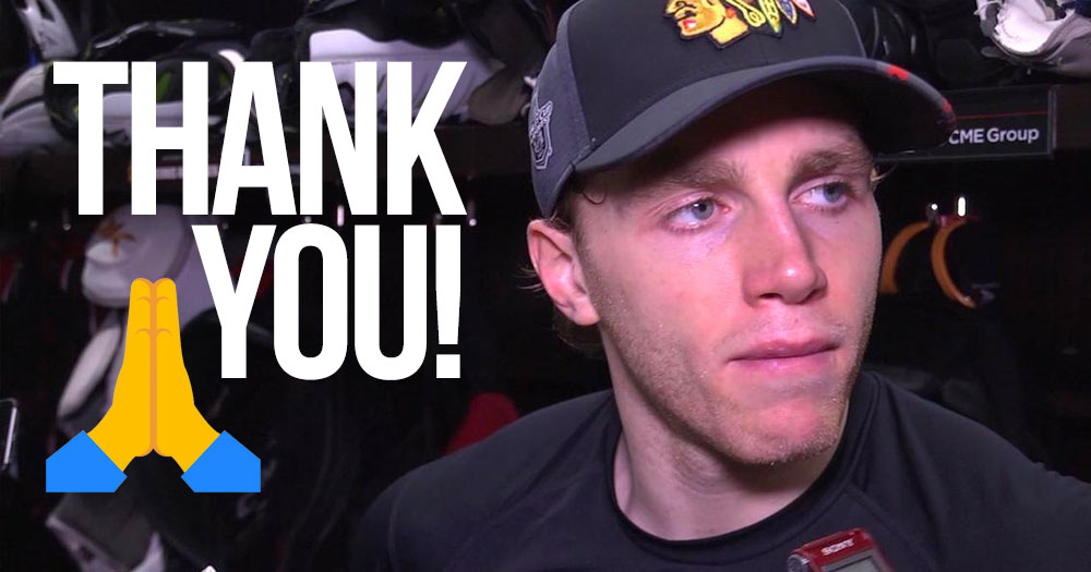 Patrick Kane with an emotional 'goodbye' to Chicago