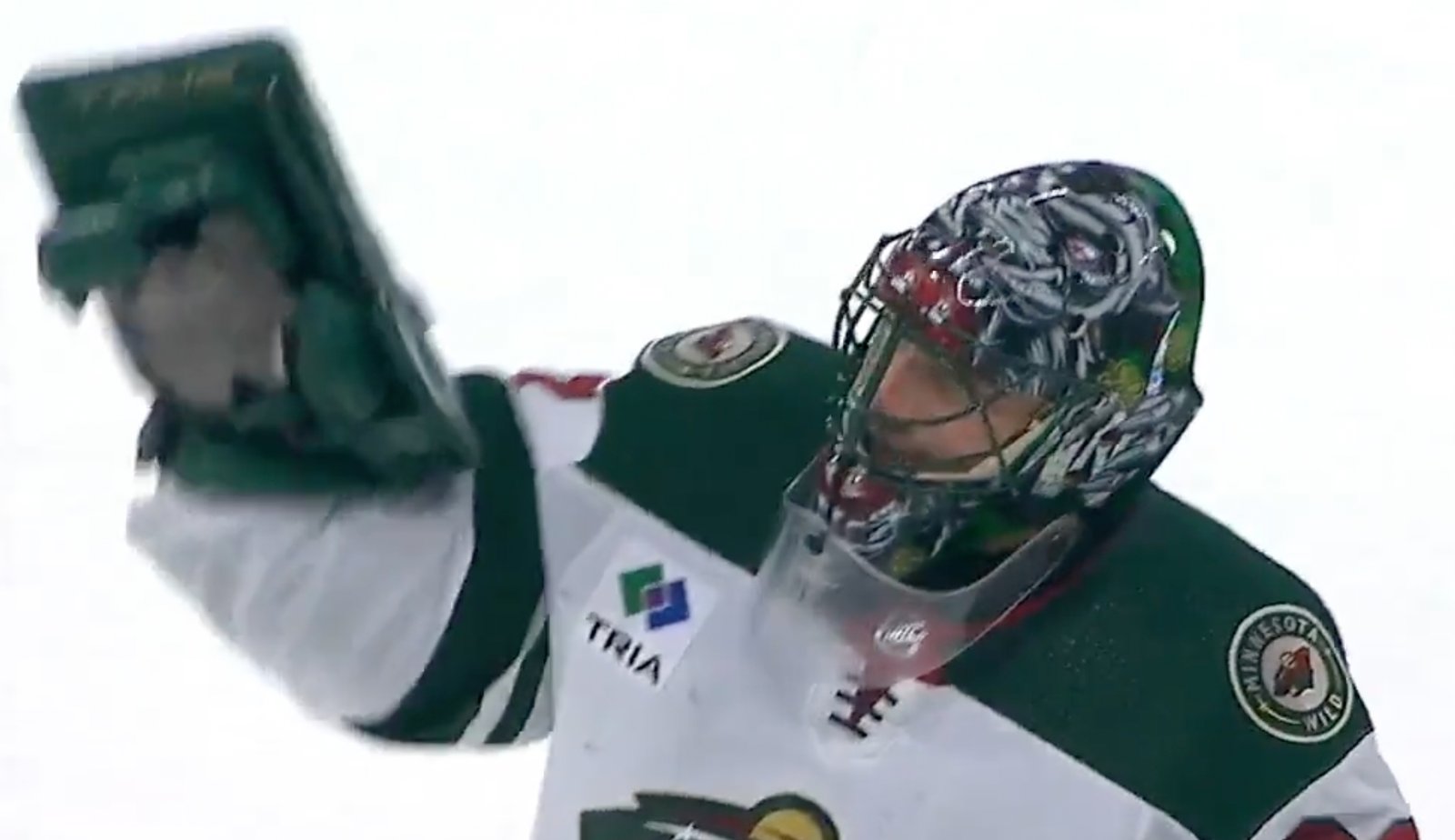 Emotional scene for Marc-Andre Fleury