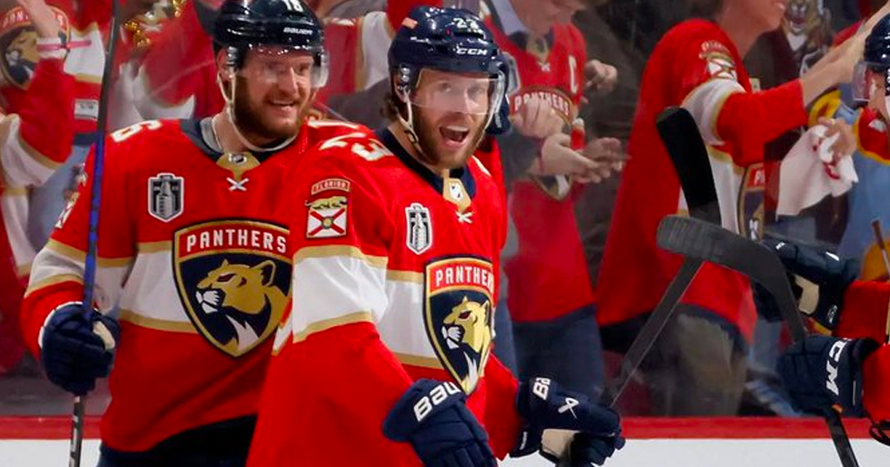 Verhaeghe scores in OT to give the Panthers some life in the Stanley Cup Final