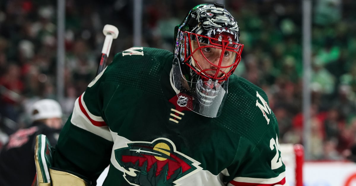 Marc-Andre Fleury leaves the Wild after going ballistic on Saturday night.