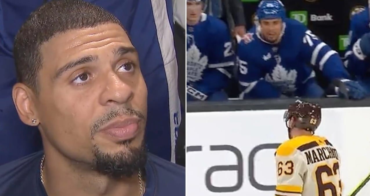 Ryan Reaves hits back at Brad Marchand 