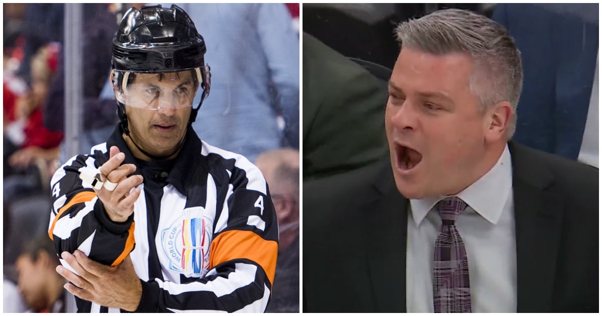 Sheldon Keefe loses it over referee Wes McCauley... again.