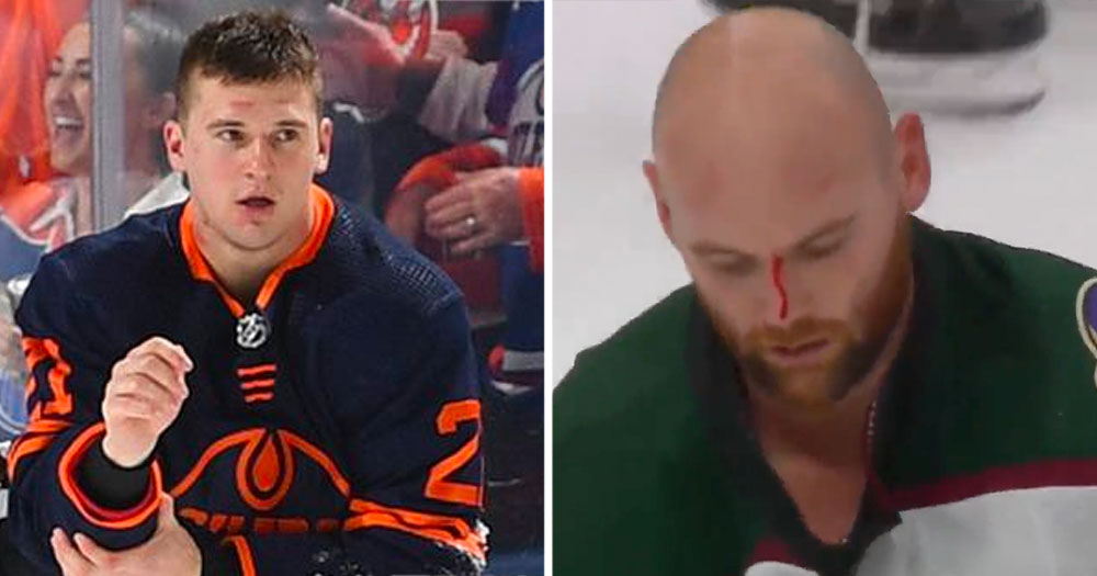 Klim Kostin completes the Gordie Howe hat trick by beating the wheels off Zack Kassian