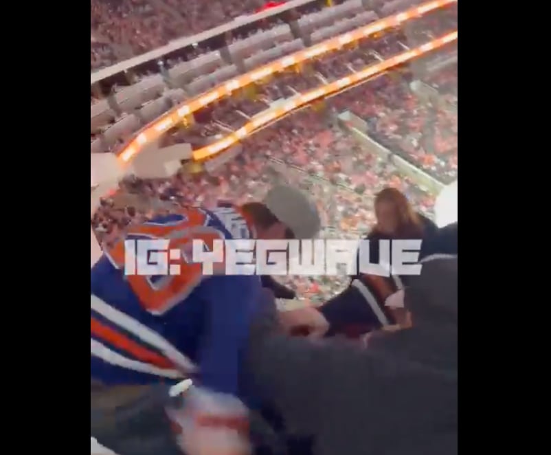 Multiple fan brawls Rogers Place after Oilers loss go viral 
