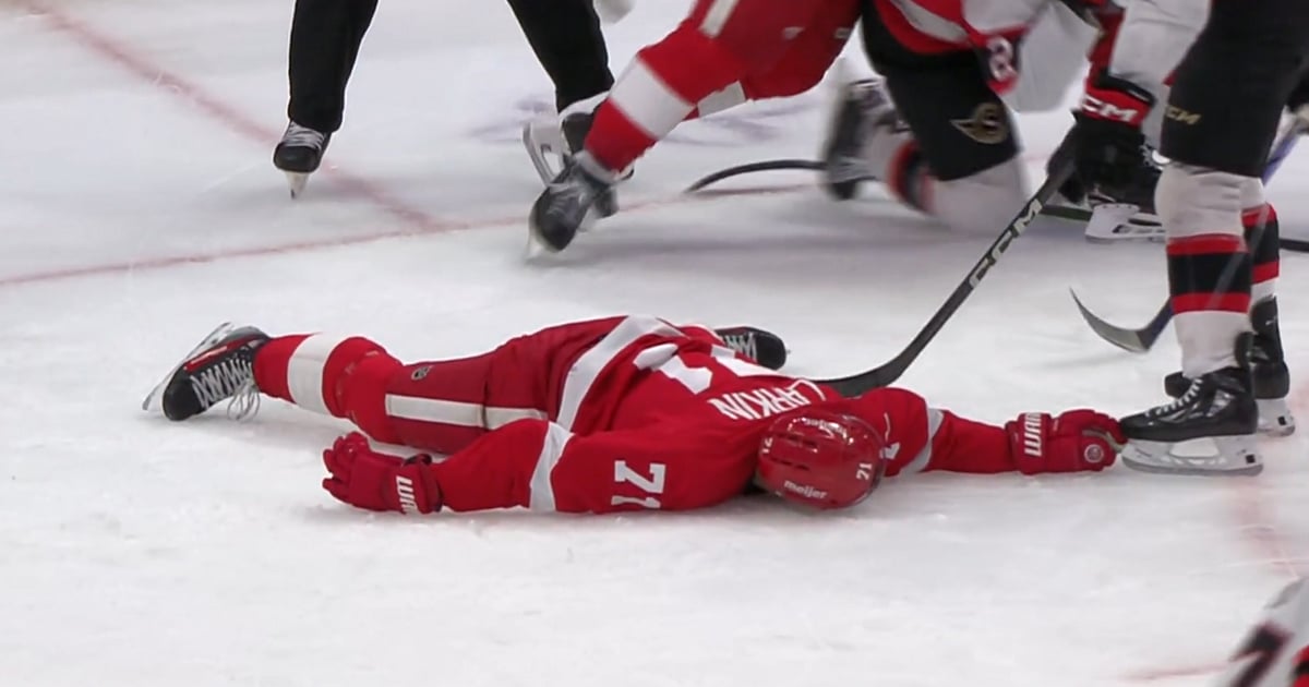 Red Wings provide first official update on Dylan Larkin.