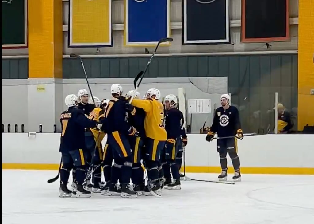Fight breaks out during Predators’ practice as frustration mounts!