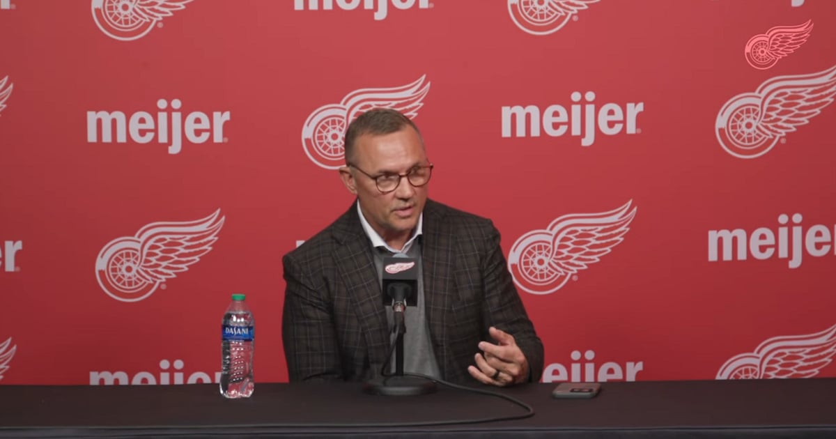 Yzerman calls out NHL official over 'a terrible call.'