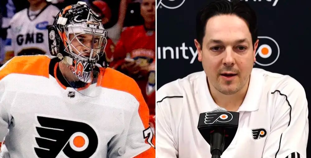 Flyers GM Briere breaks silence on Carter Hart’s situation