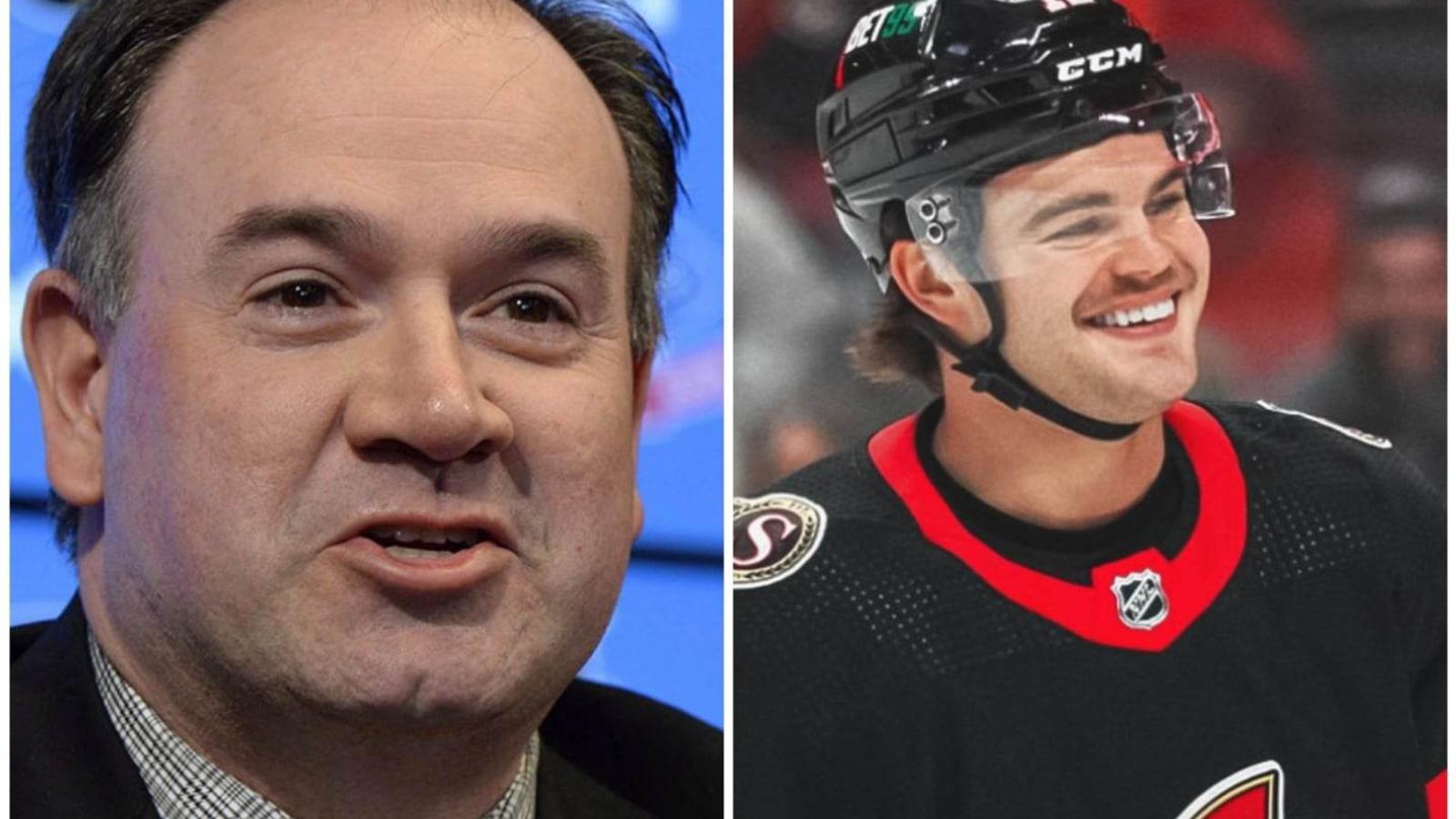 Pierre Dorion: Sens ready to give DeBrincat $9 million per season