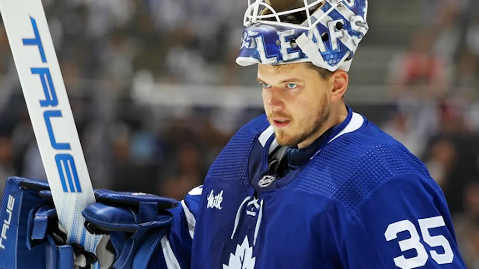 Maple Leafs are finished negotiating with Ilya Samsonov! 