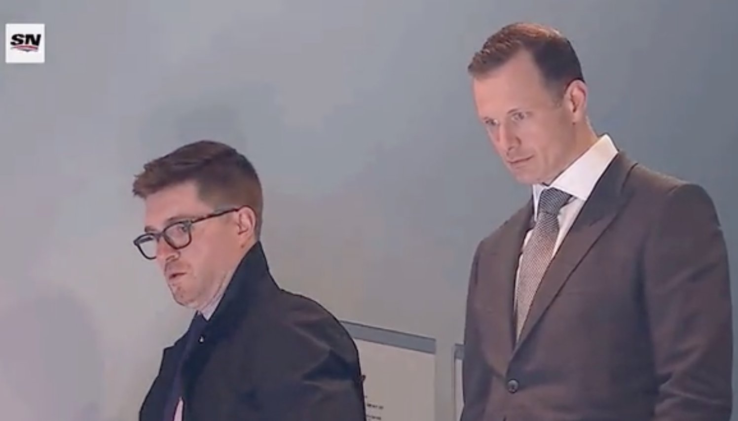 Kyle Dubas, Jason Spezza go viral for reaction to loss vs. Leafs 