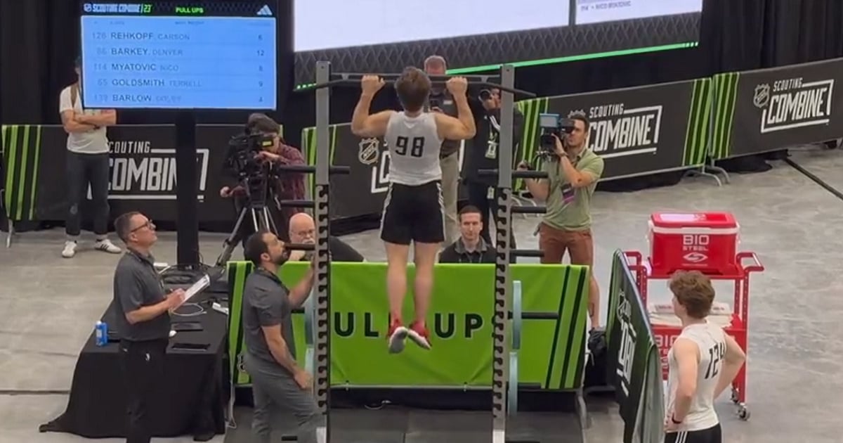 Connor Bedard shines despite setback at NHL Scouting Combine.
