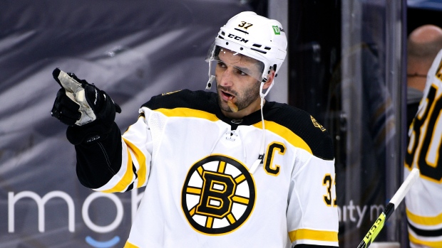 Life-altering news for Patrice Bergeron!