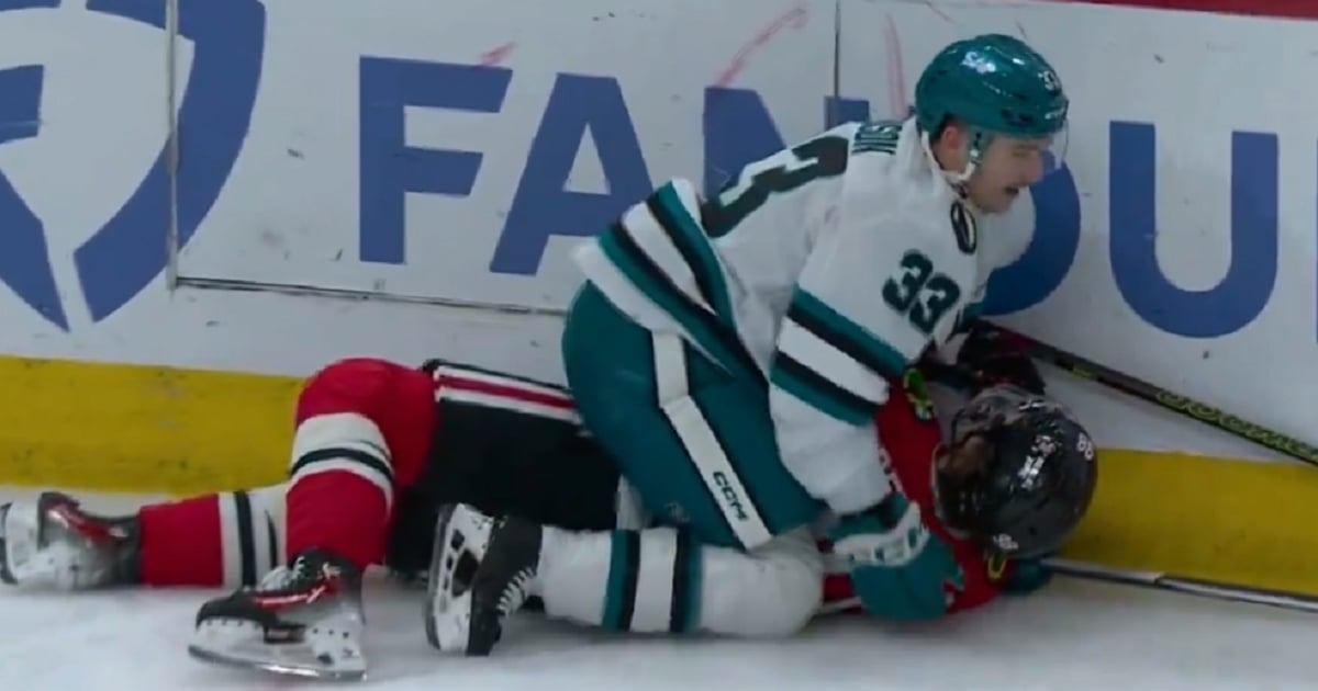 Calen Addison tries to bully Connor Bedard, doesn't end well.