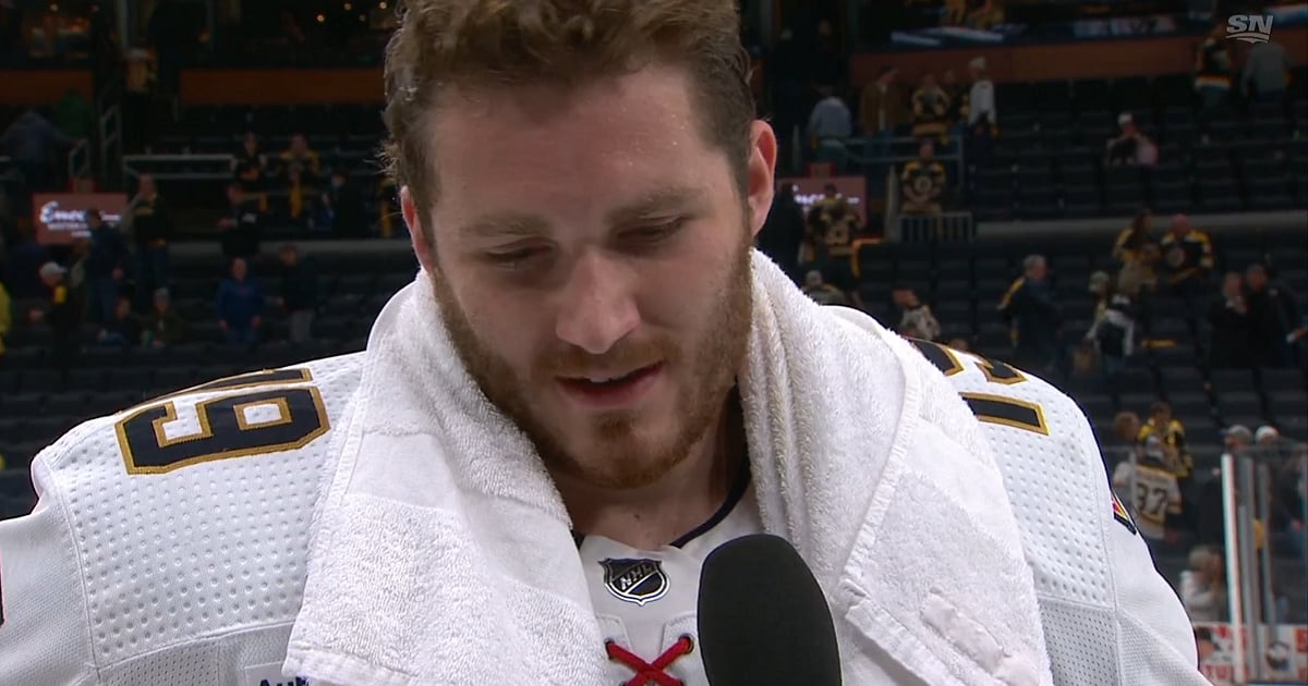 Matthew Tkachuk addresses his doubters after eliminating the Bruins on Sunday.