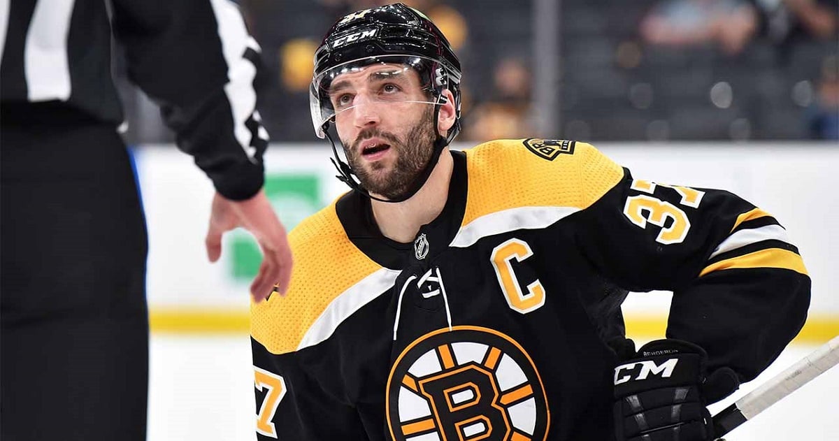 Bad news for Patrice Bergeron, Brad Marchand and Hampus Lindholm.