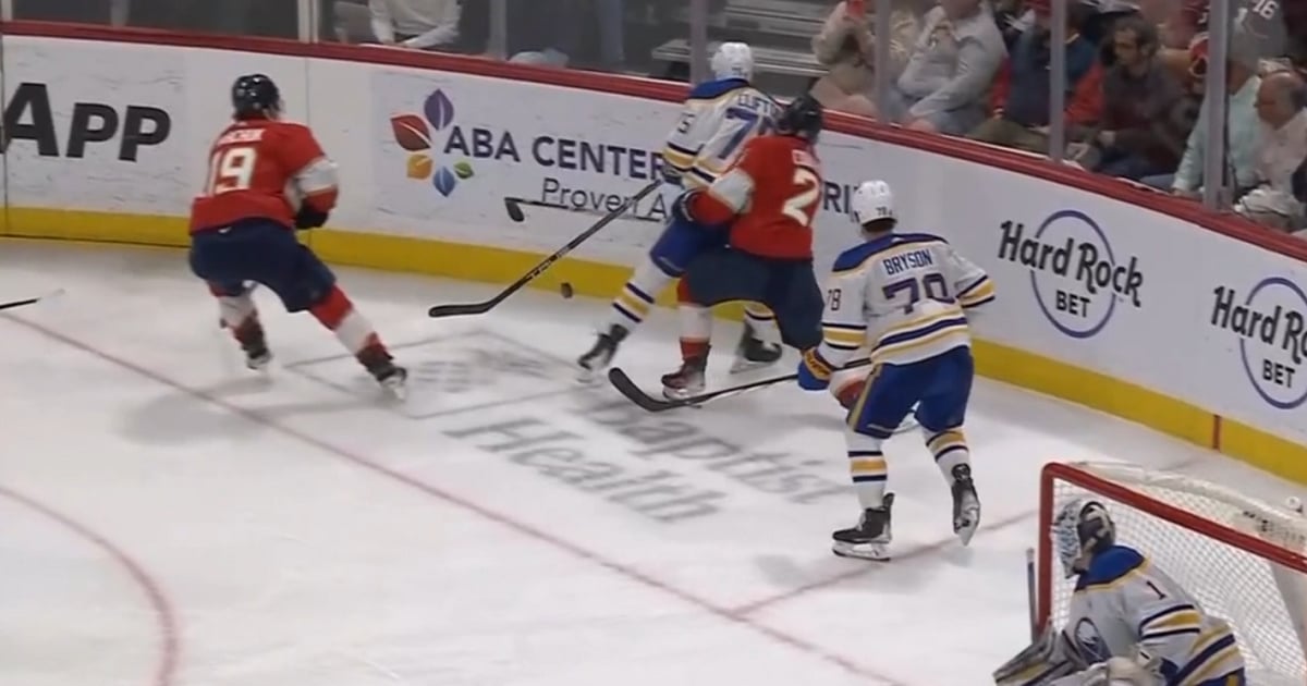 Connor Clifton ejected after taking Nick Cousins' head off.