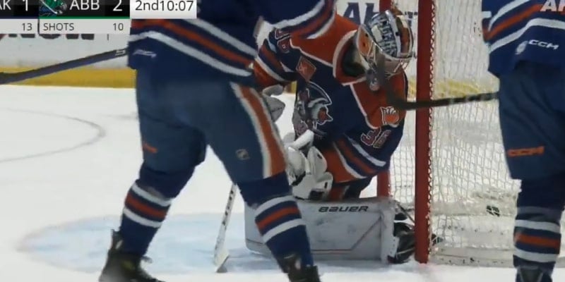 Jack Campbell breaks down in first AHL game