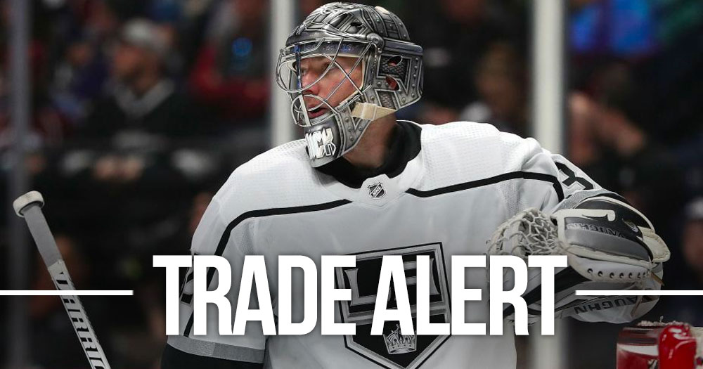 It's official: Jonathan Quick had been traded... again!