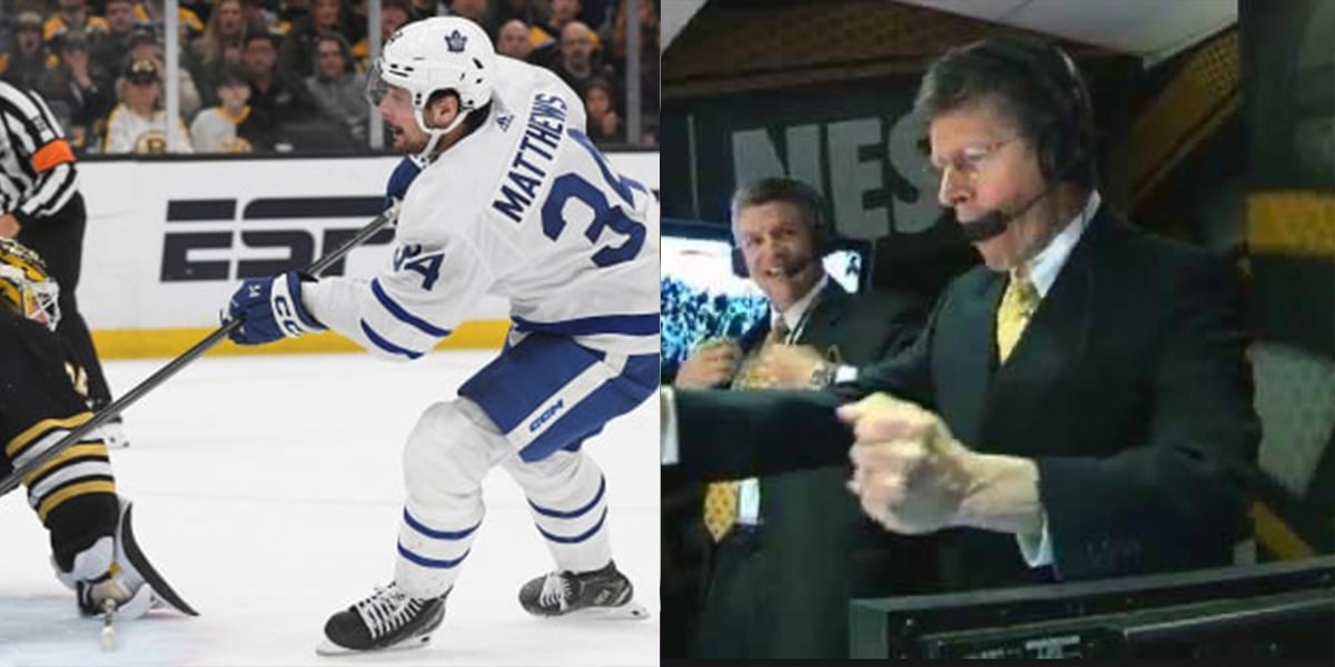 Auston Matthews leaves Jack Edwards completely speechless 