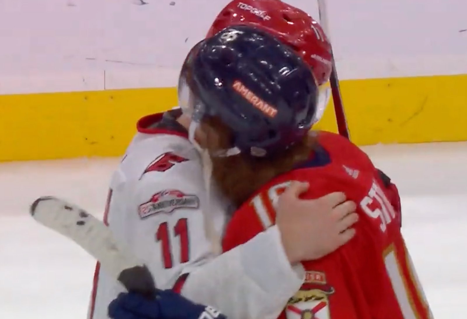 Emotional handshake for Staal brothers after Florida sweeps Carolina