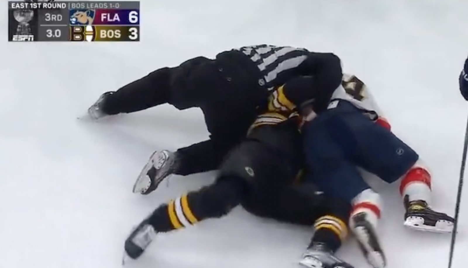 Trent Frederic and Ryan Lomberg at the center of disturbing scene in Game 2