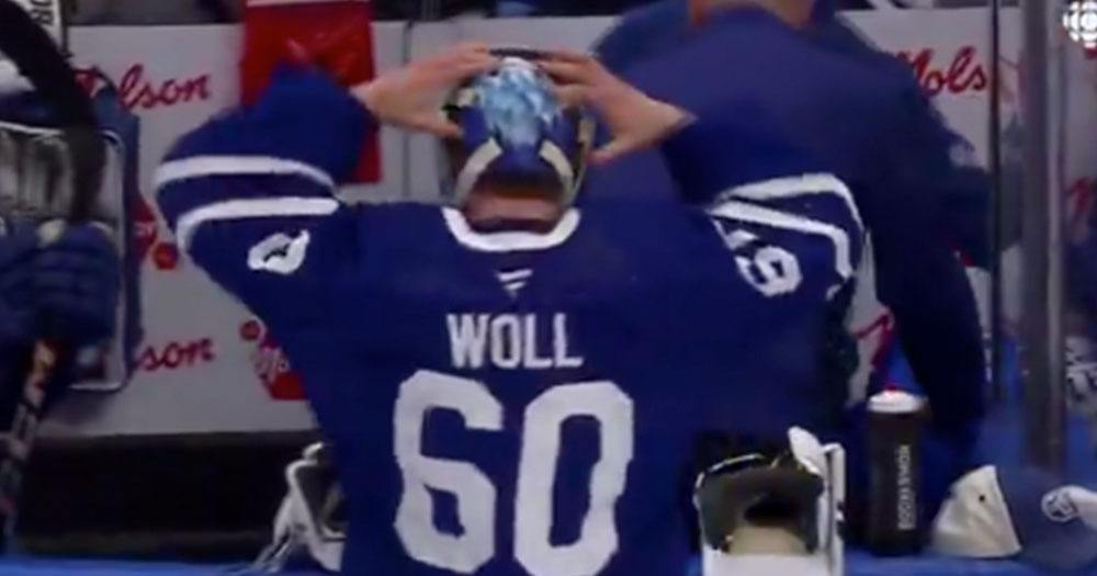 Shocking development with goalie Anthony Stolarz halfway through Game 1