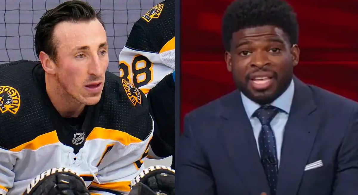 P.K. Subban deliberately takes a shot at Brad Marchand!