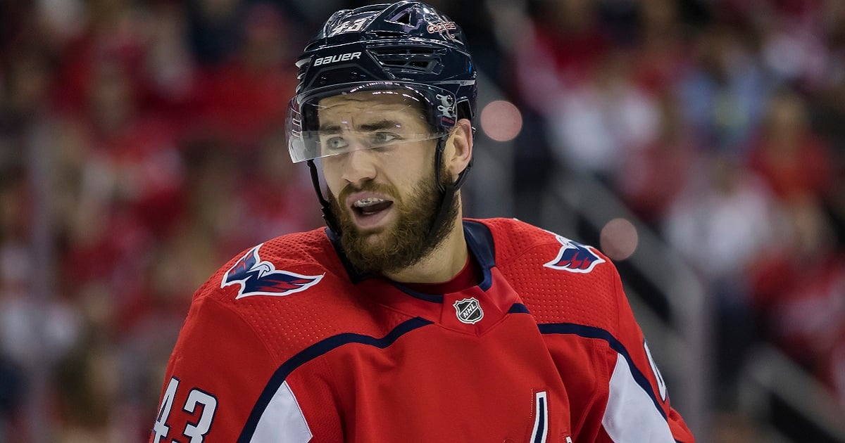 Tom Wilson reveals gruesome injury to his face in post game interview.