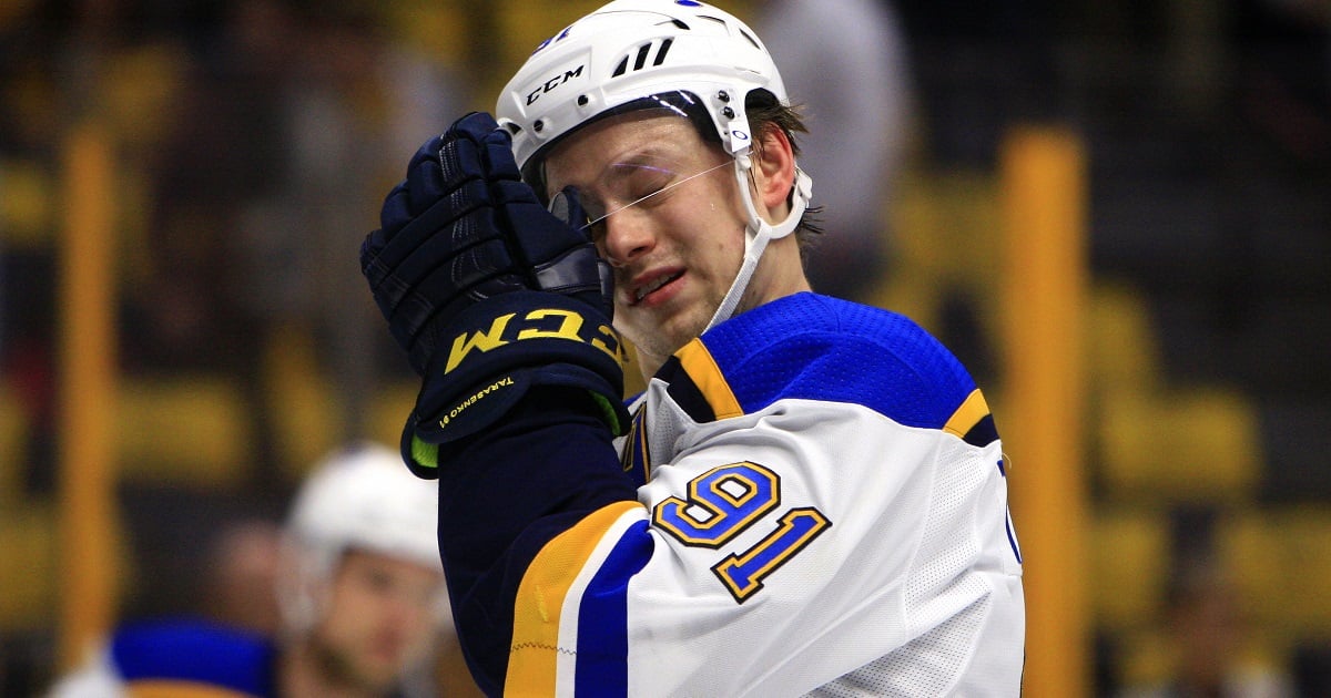 Blues provide devastating update on Ryan O'Reilly and Vladimir Tarasenko.