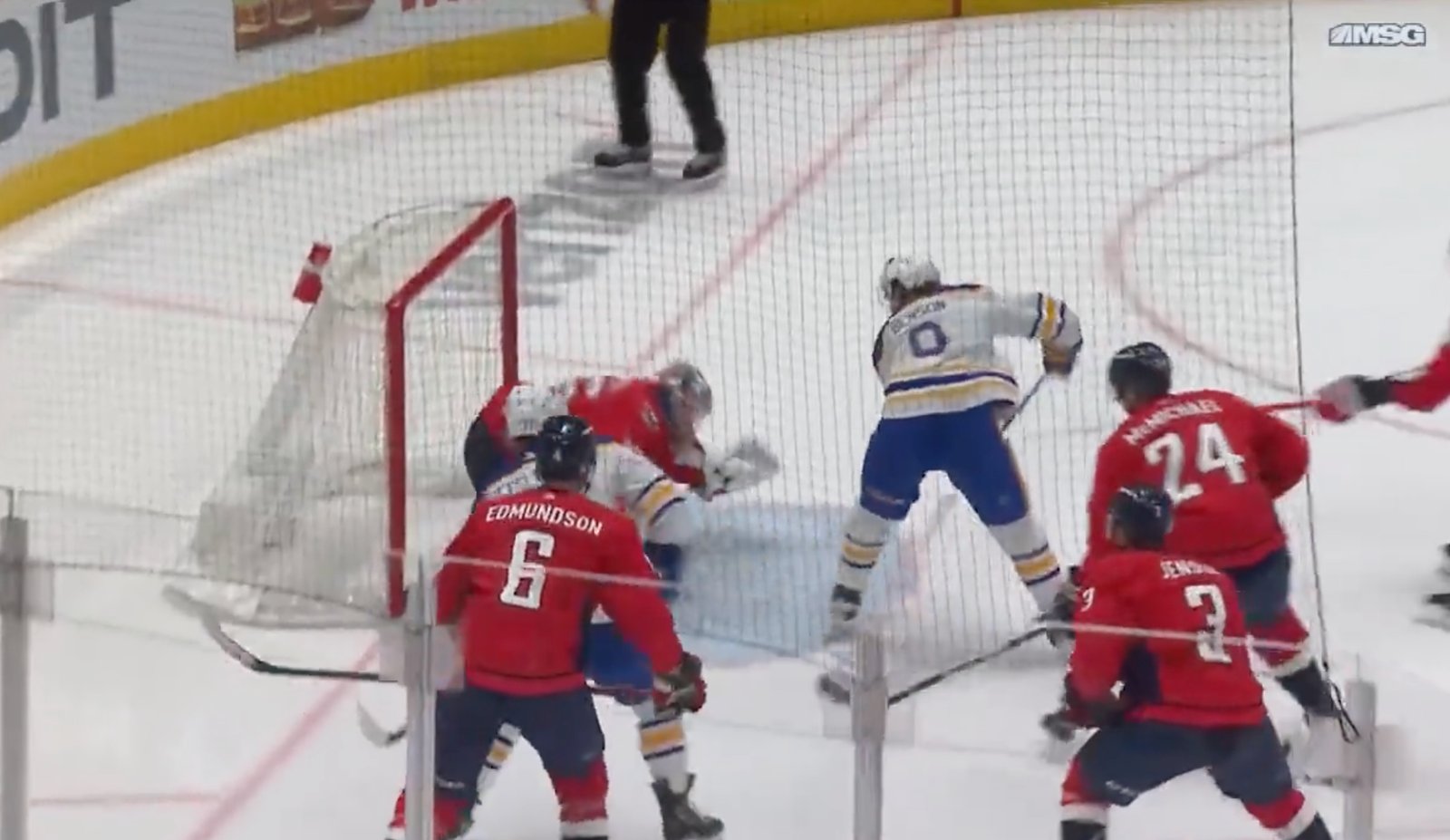 Buffalo's Zach Benson scores the best 1st NHL goal you'll ever see 