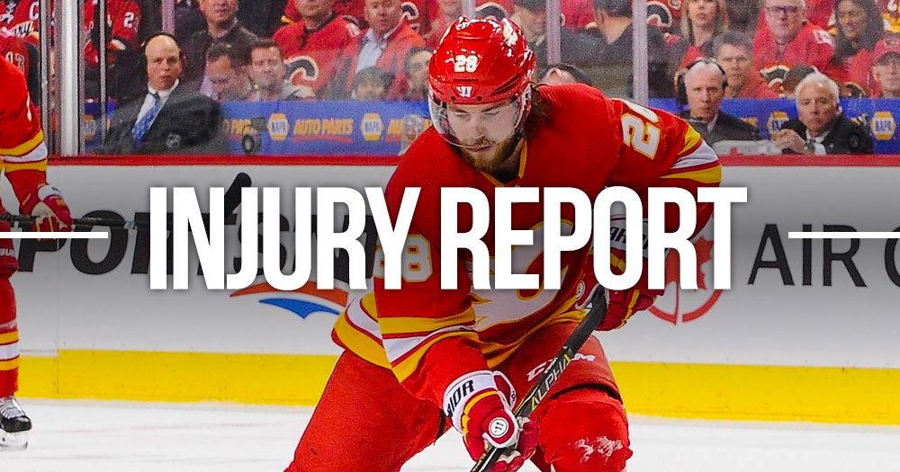 Flames lose two major players moments before game against Habs