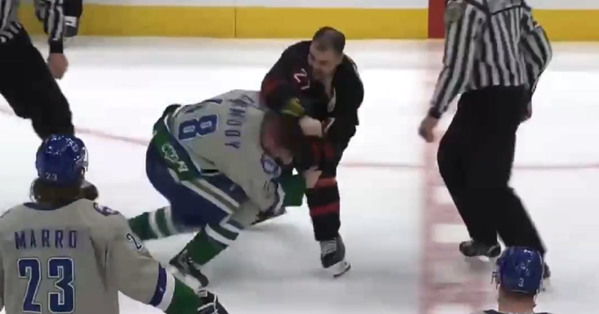 NYPD vs. FDNY hockey game ends with a TKO!