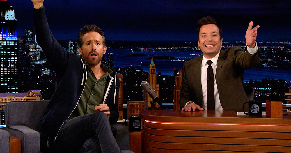 Ryan Reynolds announces on The Tonight Show that he's buying the Senators