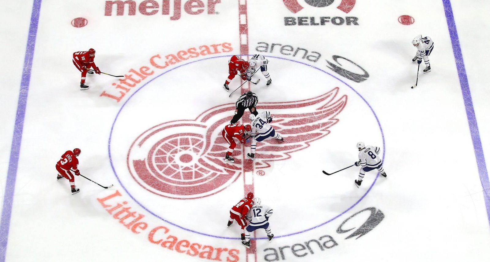 Red Wings tease new center ice look at Little Caesars Arena 
