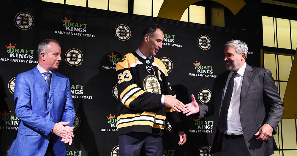 Chara responds to rumors that he's joining Bruins' front office