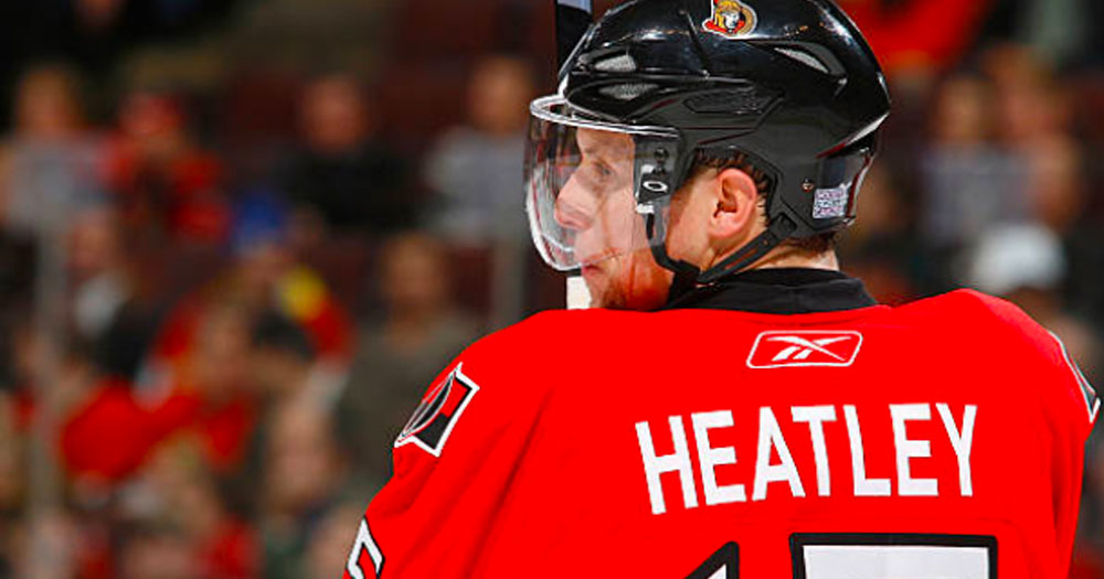Dany Heatley is back in the NHL!