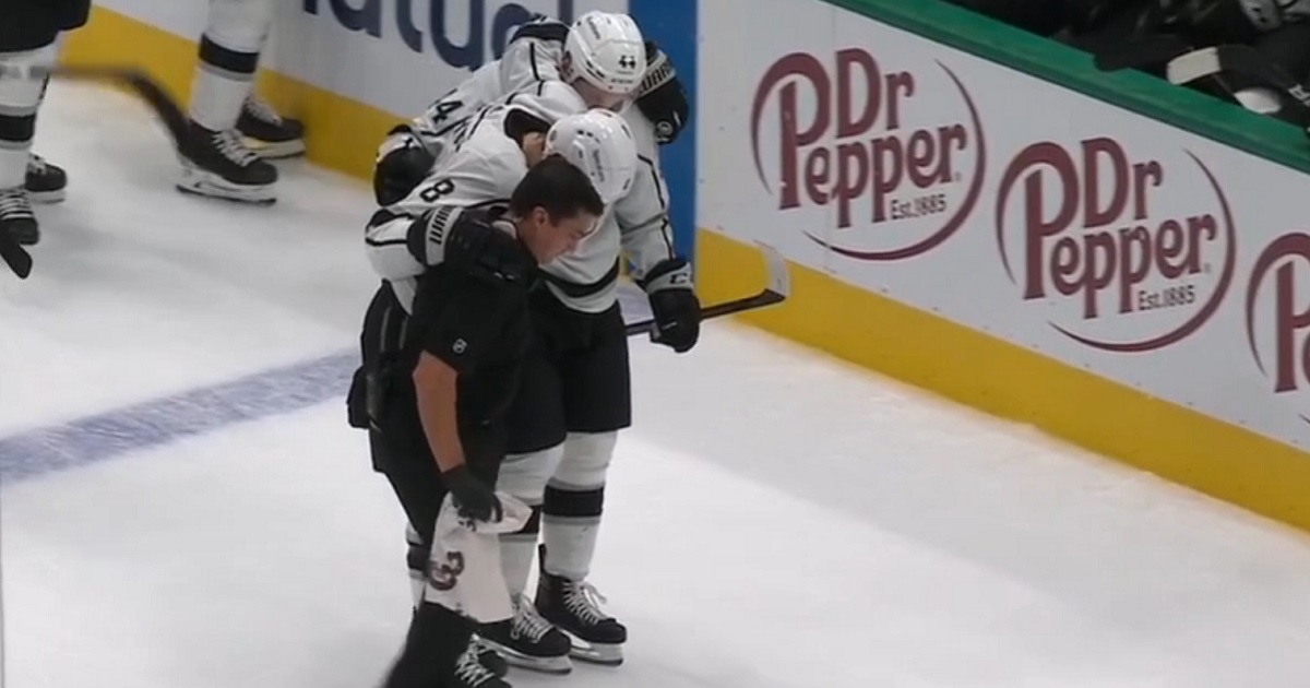 NHL issues ruling after knee on knee hit to Drew Doughty. 