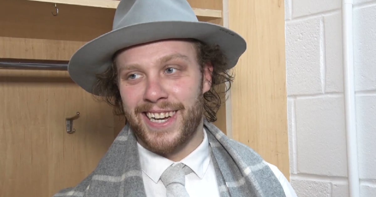 David Pastrnak roasts the Maple Leafs after the All-Star Game.