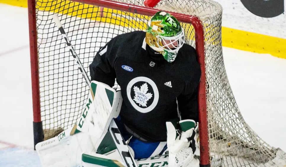 Did the Leafs insult 3rd stringer Dennis Hildeby? 
