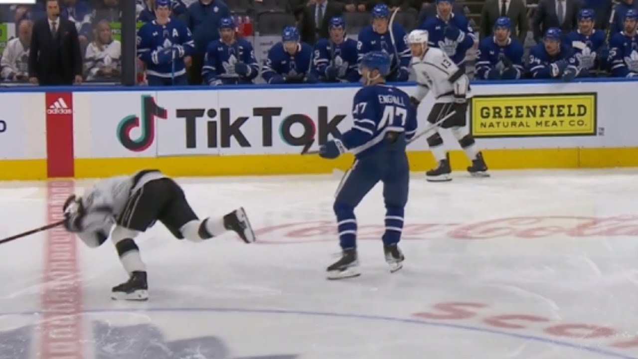 Maple Leafs’ Pierre Engvall has been suspended by the NHL