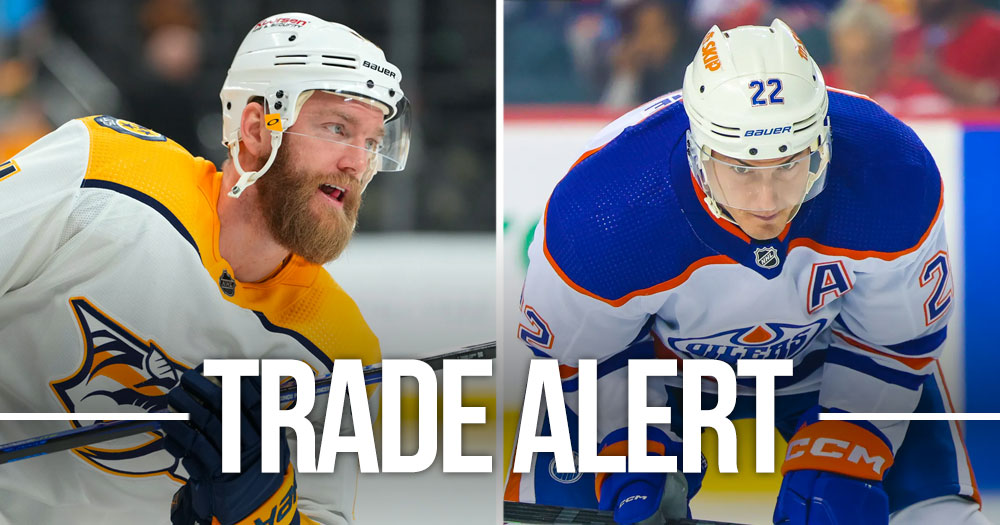 Oilers and Preds swap Barrie and Ekholm in blockbuster trade