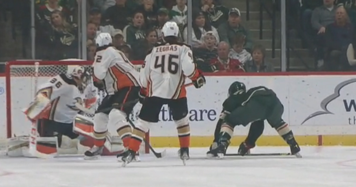 Brandon Duhaime scores his first NHL goal... for real this time.