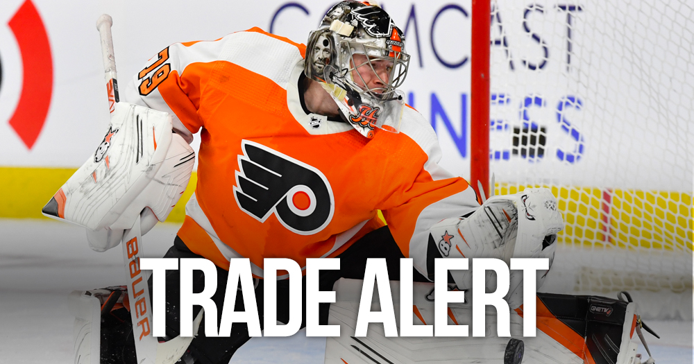 Flyers make an enormous 6 player deal, with reports that Carter Hart is up next