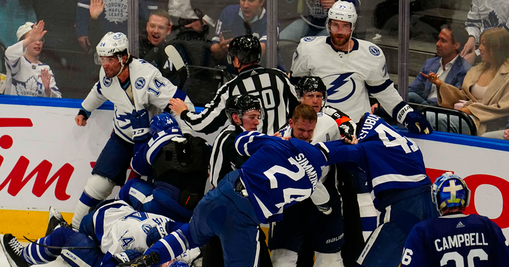 NHL Player Safety issues multiple fines from last night's brawl in Toronto