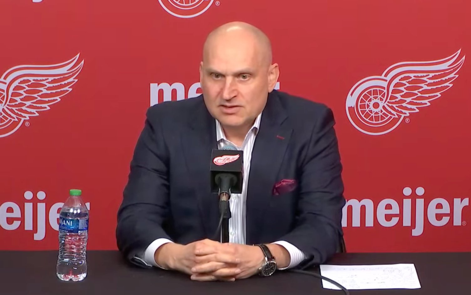 Derek Lalonde preaches improvement in season-ending presser 