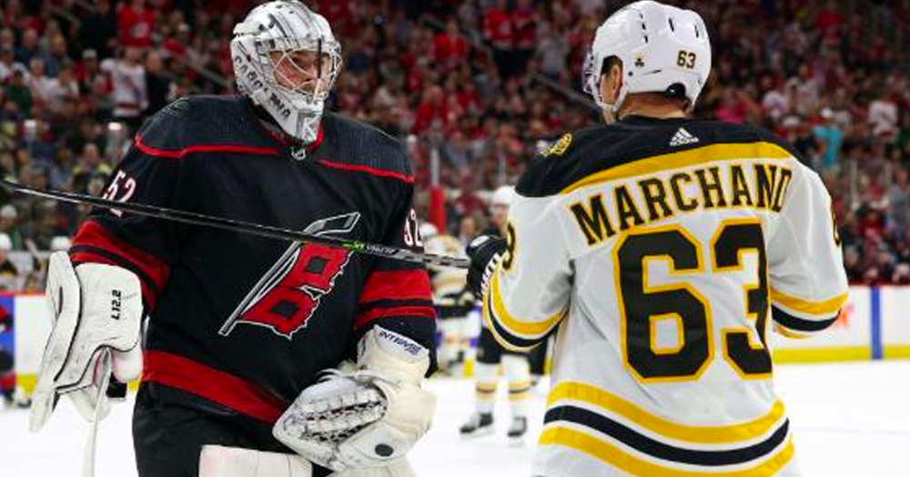 Multiple fines issued from Game 2 of Bruins and Hurricanes series 