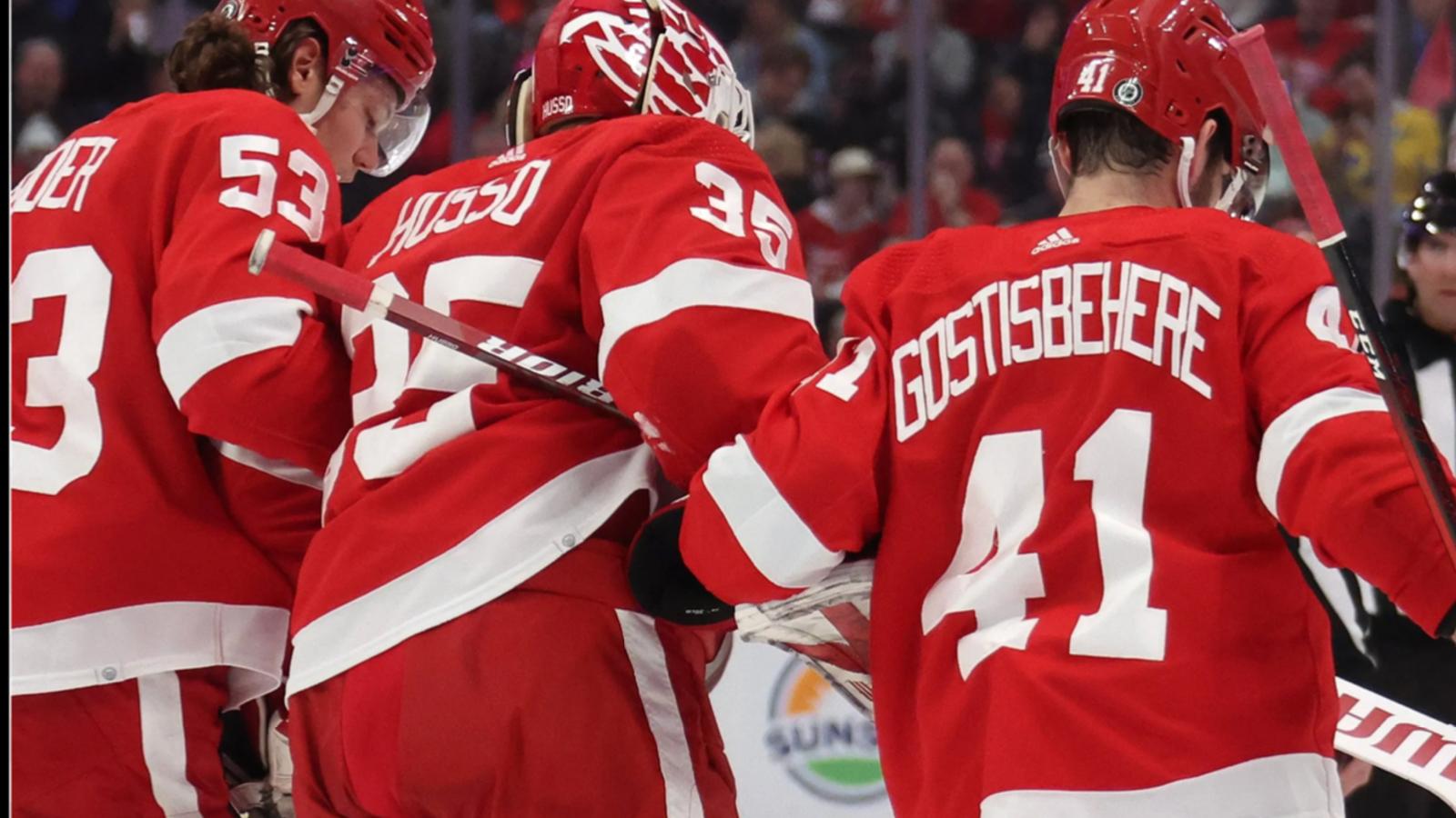 Critical update released on Red Wings' Ville Husso