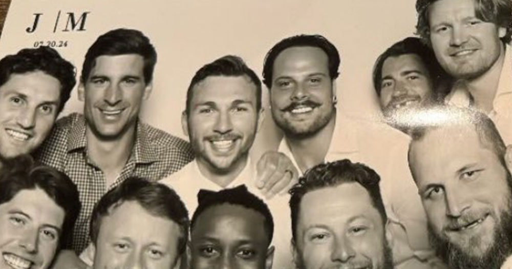 Former and current Leafs players come together for Michael Bunting's wedding